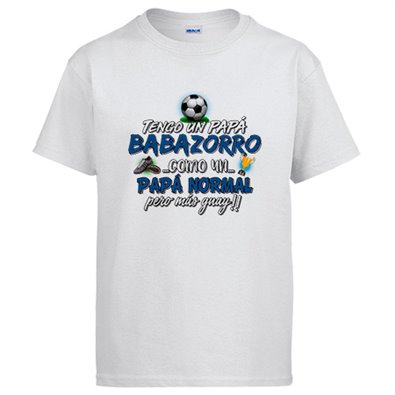 Camiseta tengo un papá Babazorro como un papá normal pero más guay para aficionado al fútbol