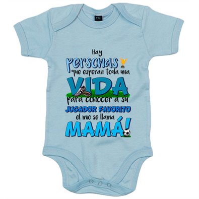 Body bebé Mamá es mi jugador favorito