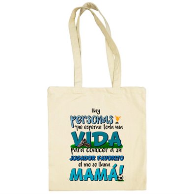 Bolsa de tela Mamá es mi jugador favorito