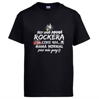 Camiseta soy una mamá rockera guay