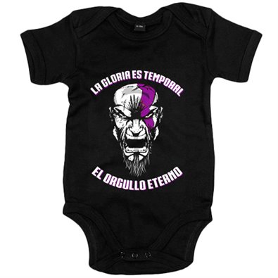 Body bebé Real Madrid La gloria es eterna el orgullo eterno Campeones de Europa