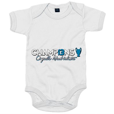 Body bebé Champ13ns Orgullo Madridista