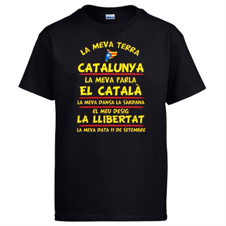 Camiseta La meva terra Catalunya