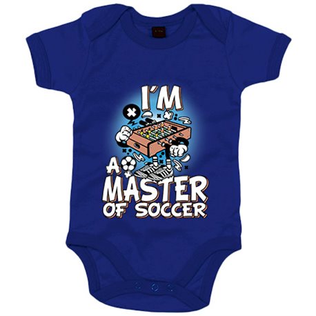 Body bebé soy un crack del fútbol I Am A Master Of Soccer