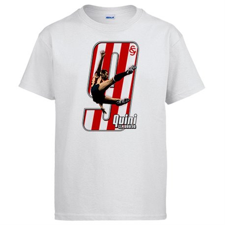 Camiseta Quini El Brujo fútbol