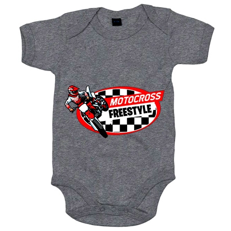 Body bebé Motocross Freestyle Racing carrera