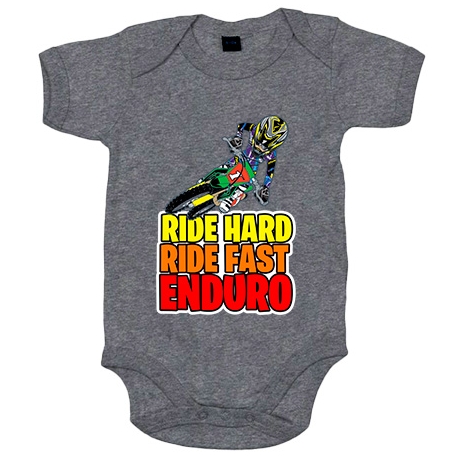 Body bebé Motocross Ride Hard Ride Fast Enduro