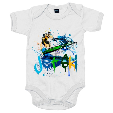 Body bebé Jet Ski ilustración