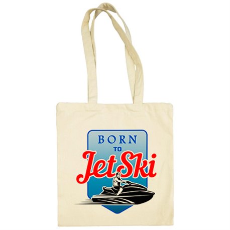 Bolsa de tela Born To Be Jet Ski