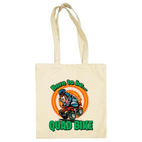 Bolsa de tela Born To Be Quad Bike