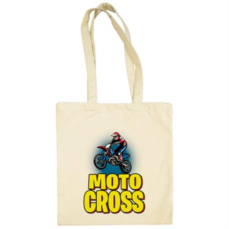 Bolsa de tela Motocross salto