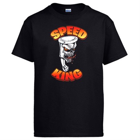Camiseta Motocross pistón motor gas a tope Speed King